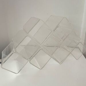 Acrylic Ferguson England Wine Rack Mid Century Modern
